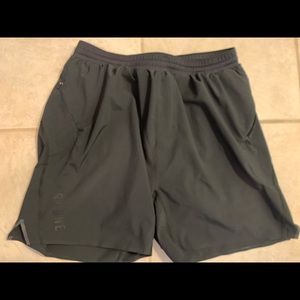 Black Rhone workout short with liner